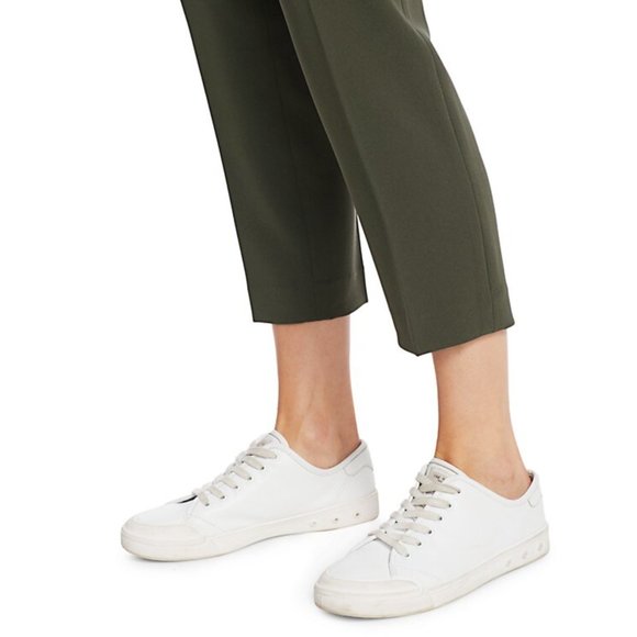 THEORY Crepe Basic Pull-On Cropped Pants NWOT - Picture 4 of 13